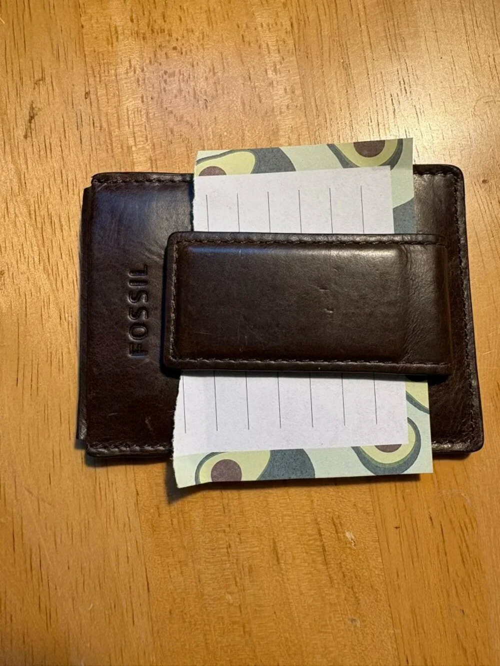 Fossil money clip